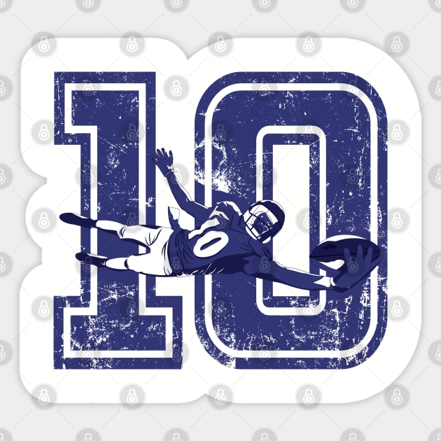 Number Ten NFL Sticker by Aldebaran